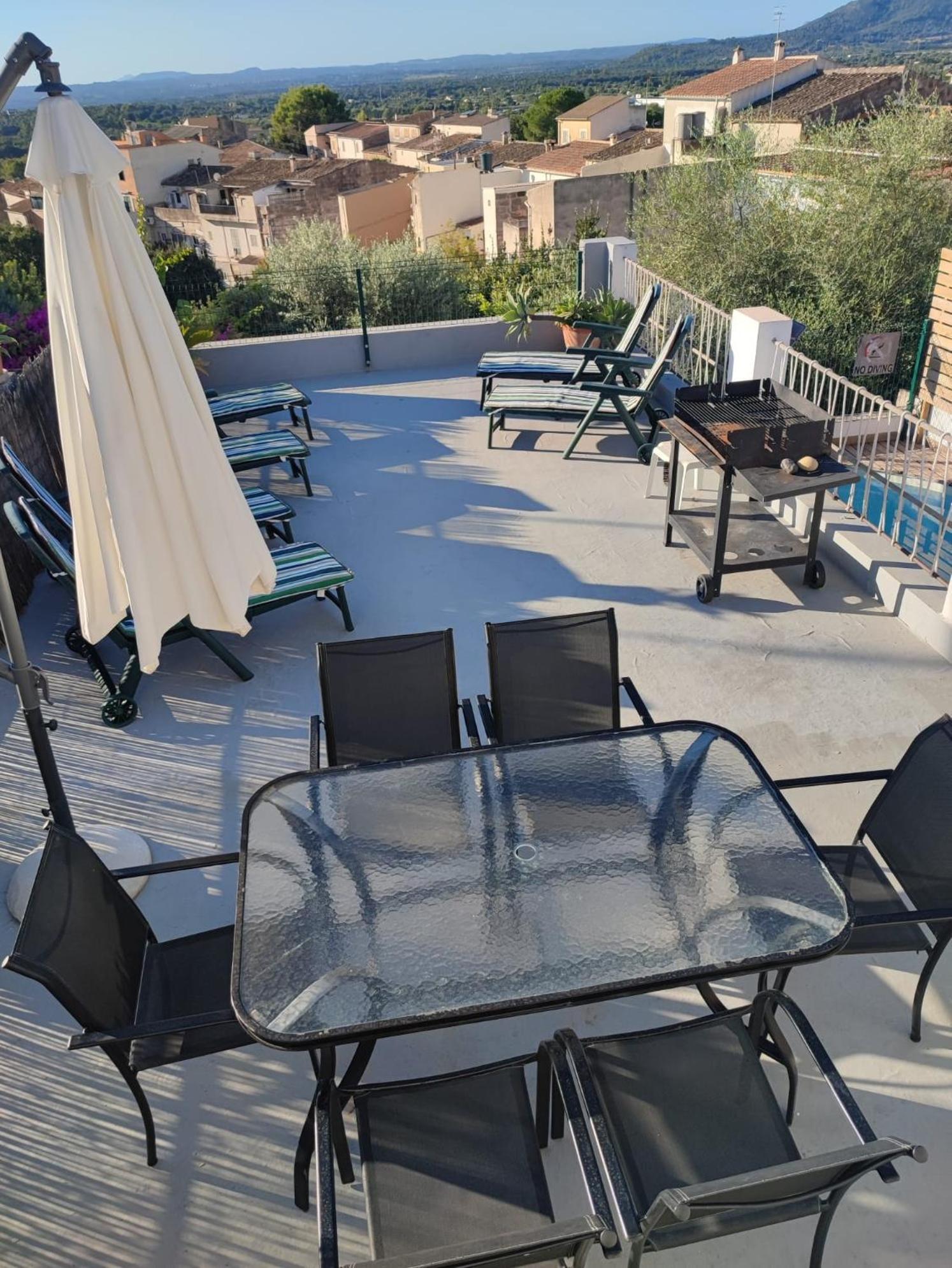坎姆帕内特Son Massanet Con Piscina Y Fantasticas Vistas别墅 外观 照片